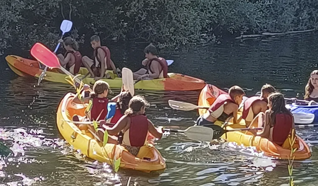 kayak campamento ninos_kayak_pico_azul